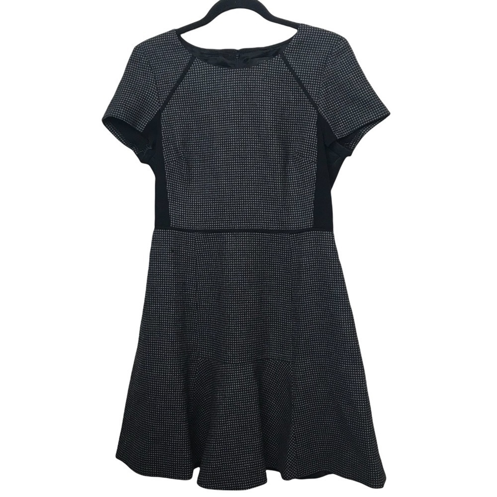 J Crew Checkered Flutter Dress